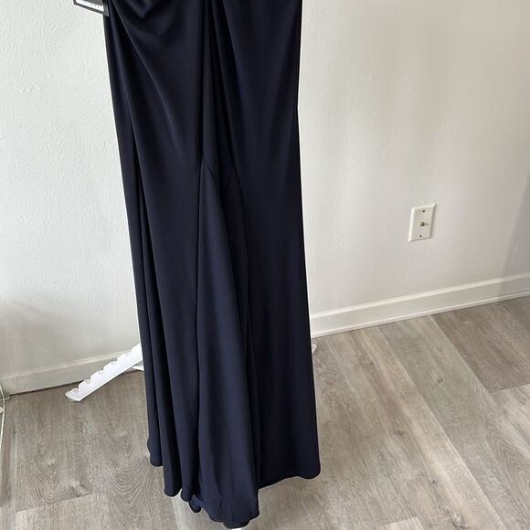 Ieena Mac Duggal 26517 Sleeveless Foldover Off Shoulder Gown Dress NWT Women’s 8 - Picture 12 of 14